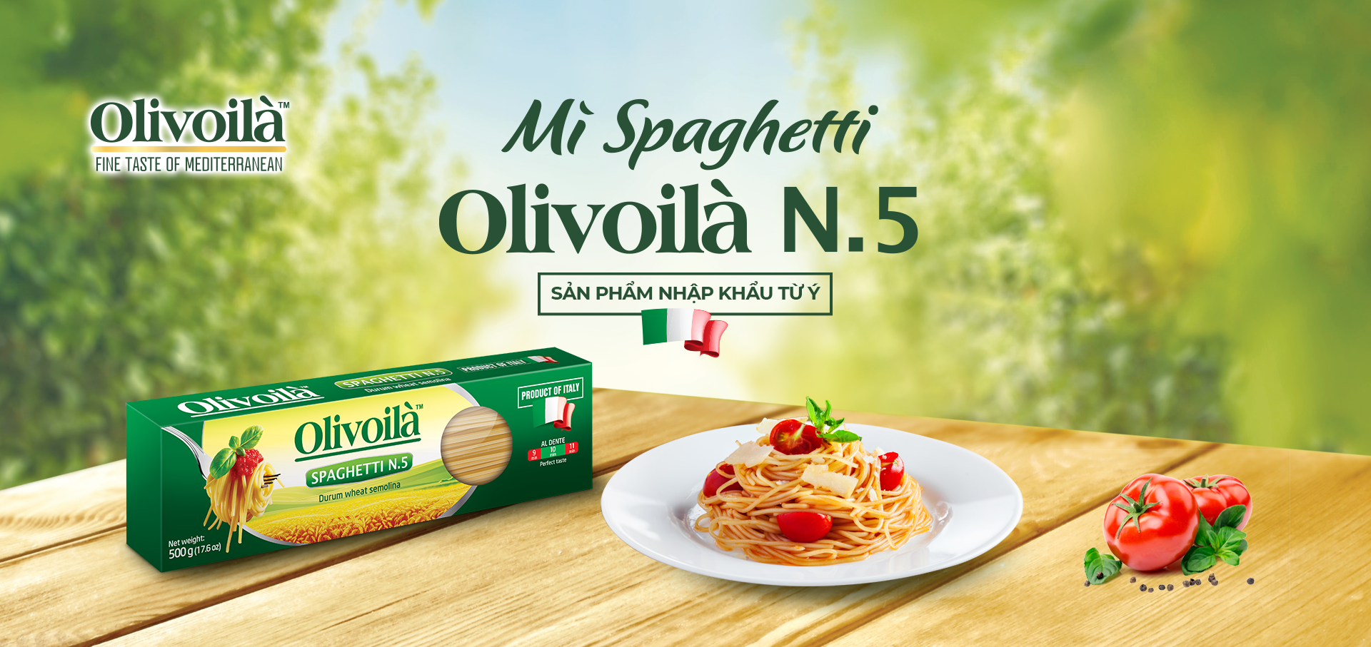 Mì Spaghetti Olivoilà